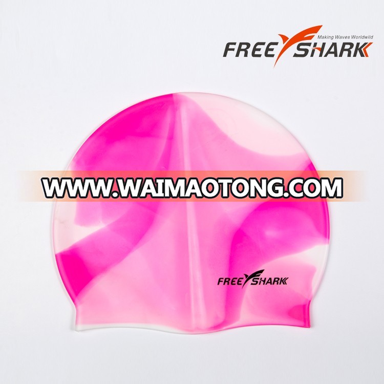 Colorful high quality silicone swim hats