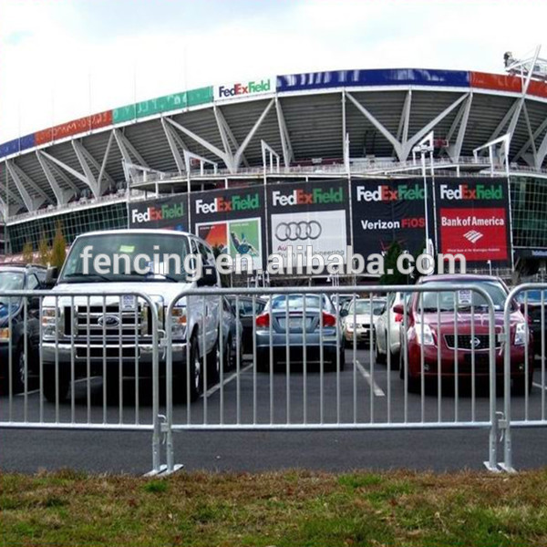 Anping factory Metal Pedestrian Facility Fence For Works