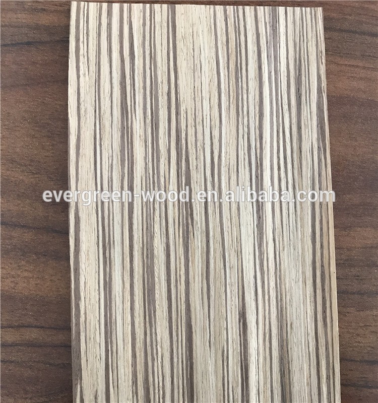 Hot sell high quality engineered Zebra veneer