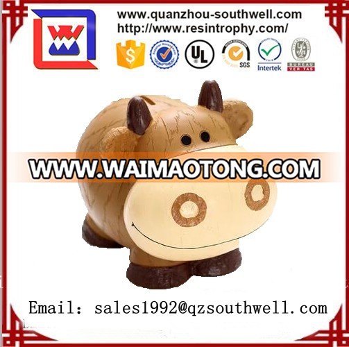 Resin piggy bank,money box,saving box for children gift