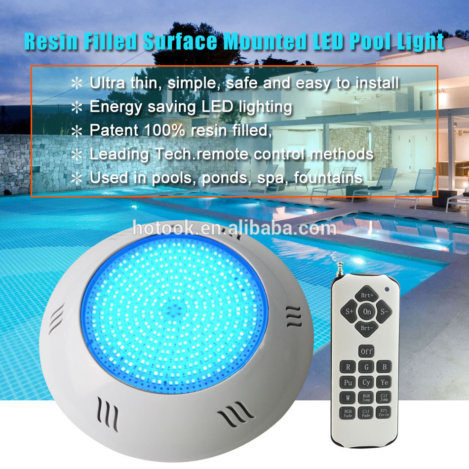 Resin filled flat underwater led swimming pool light low voltage IP68 lights replacement