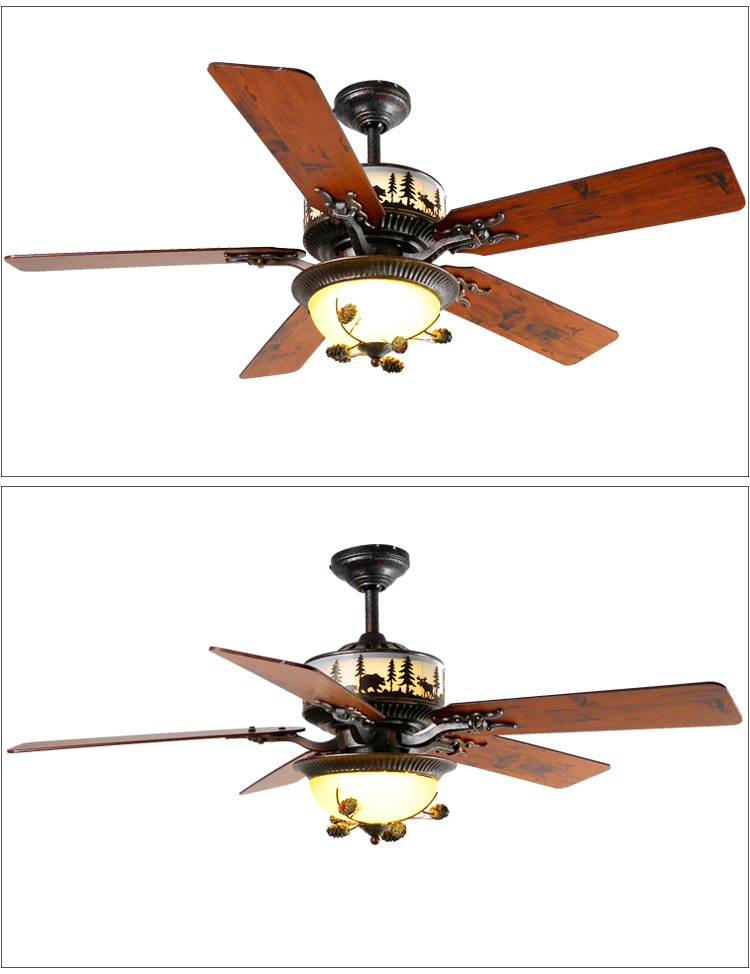 Ceiling Fans Item Type and iron Lamp Body Material Ceiling fan light