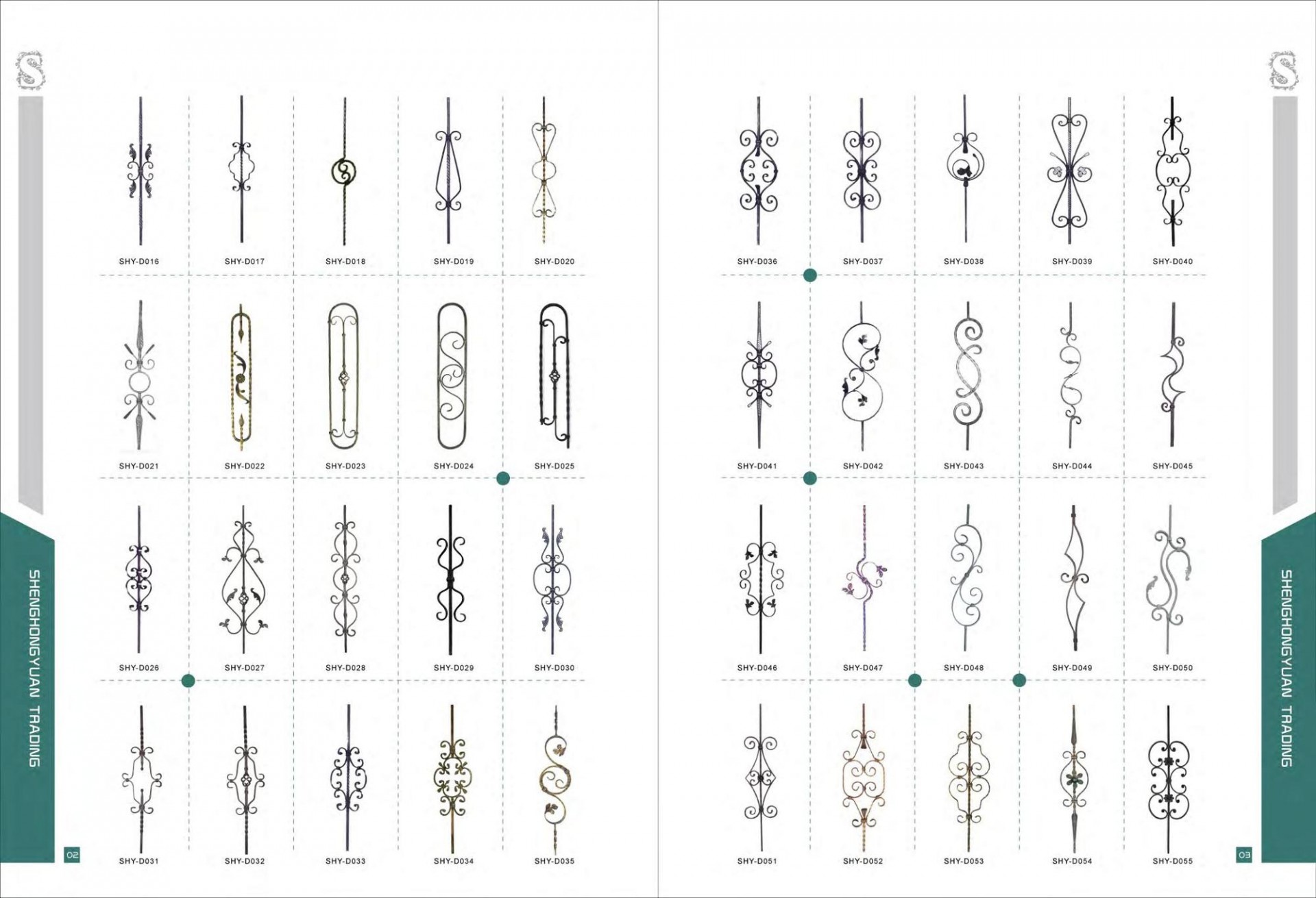 Modern Wholesale Decorative Wrought Iron Balusters