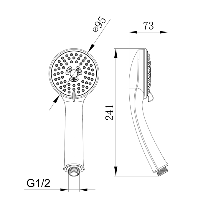 Flex shower set the part of a shower set  hand shower set