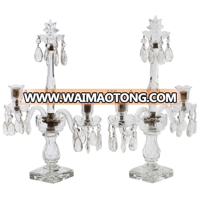 2015 New! wedding table centre piece crystal candelabra