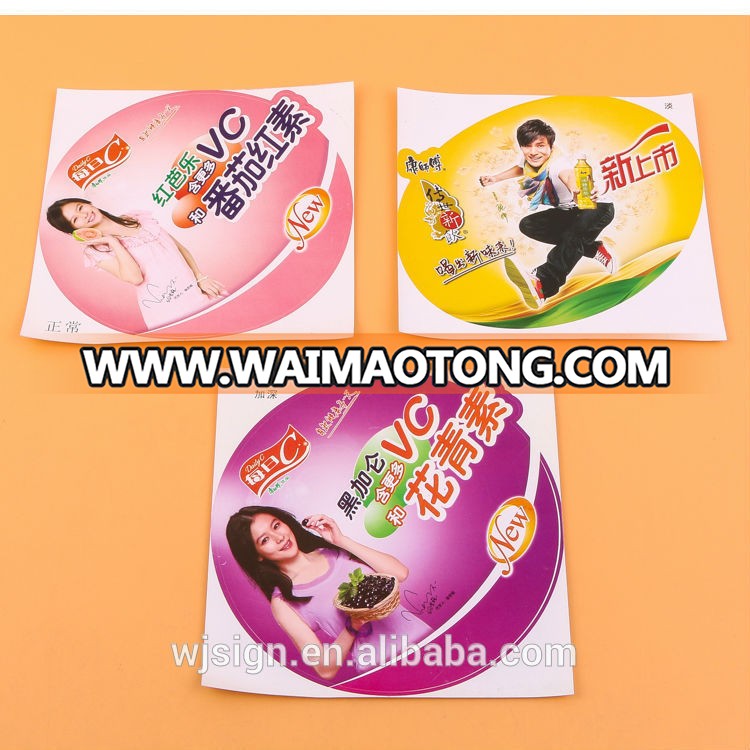 Cheap Eco-friendly Paper Self Adhesive Electrostatic Custom Stickers