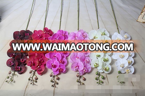 Wholesale 9 heads artificial phalaenopsis flower