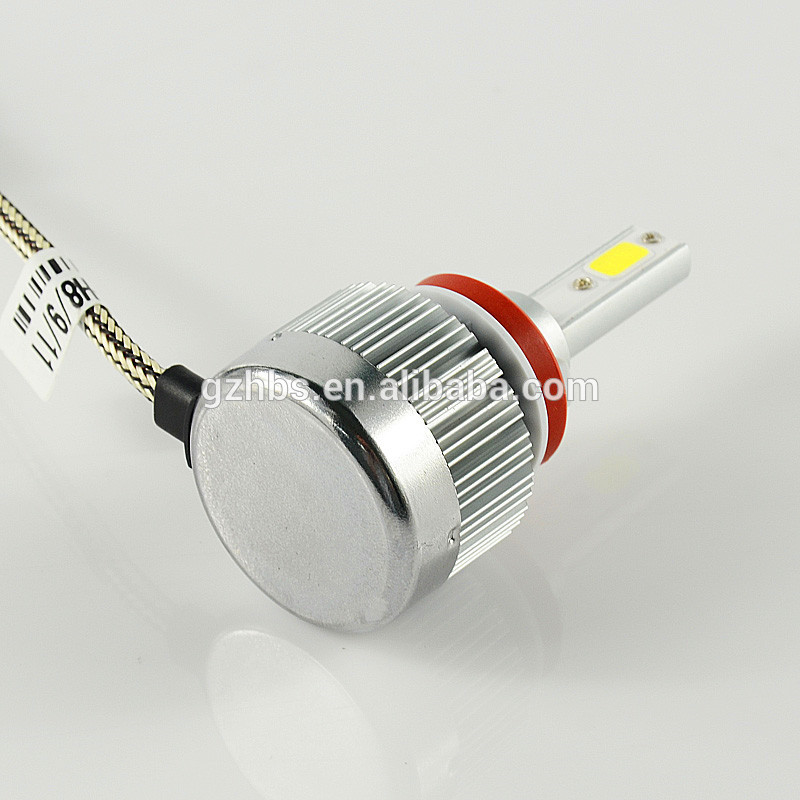 2 pcs 60W H8 H9 H11 COB led headlight car auto All-in-one LED headlight bulb lamp fog front 6000LM super bright high power