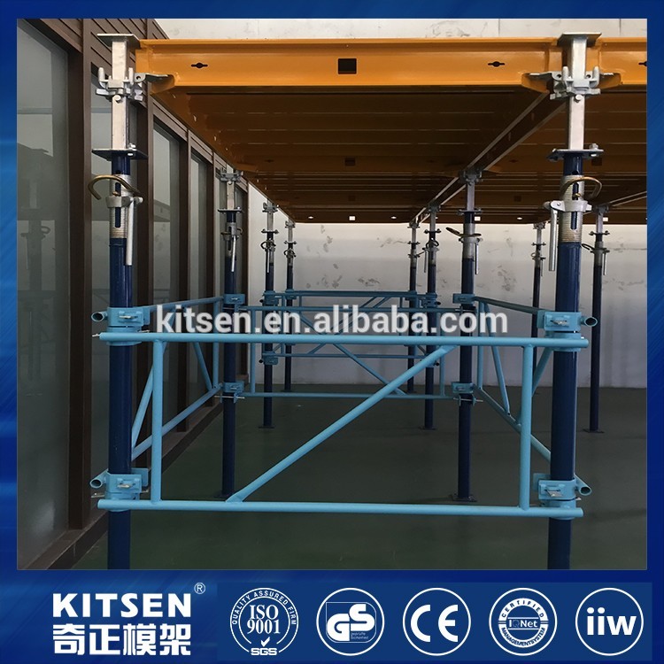 Concrete slab floor table formwork scaffolding system