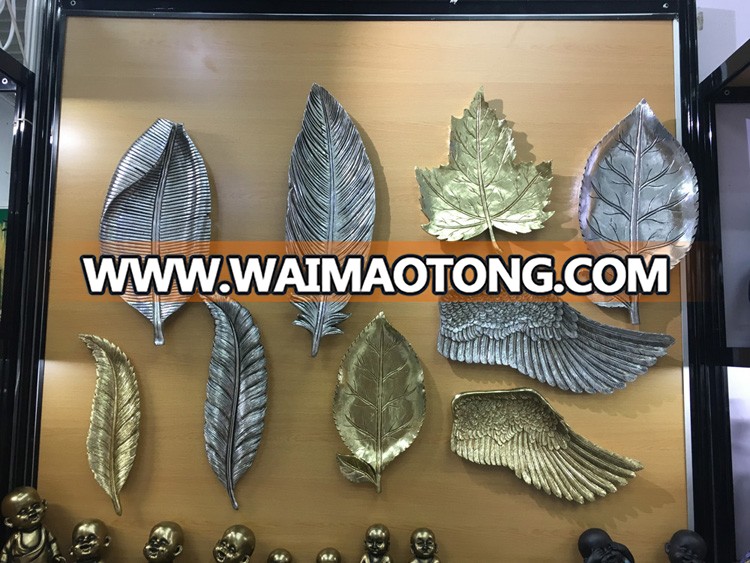 Polyresin handicraft 3d board wall decoration with light