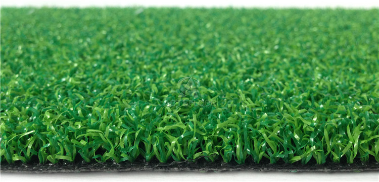 C24 Two Color 15mm Curl Golf Gateball Artificial Grass Turf