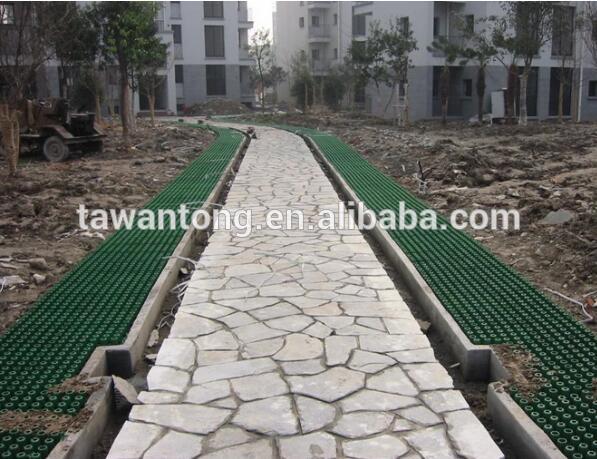 plastic grass paver used for car parking lot