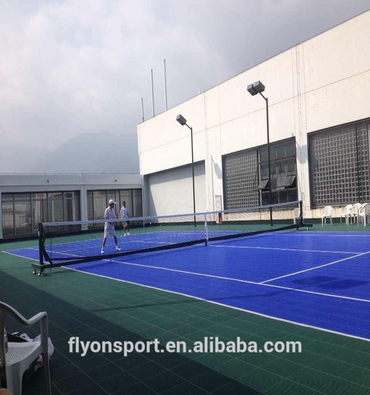 Removable Outdoor and Indoor sports interlock flooring for outdoor sports flooring