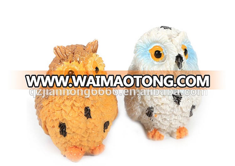 Miniatures Owl Ornaments Resin home decor