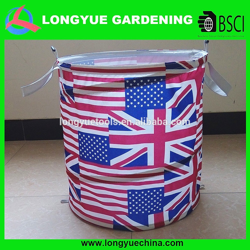 Environmental folding cartoon pop up yard waste bag