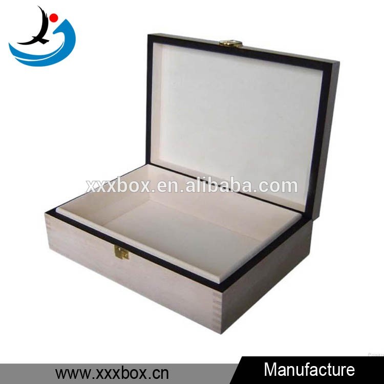 Customized handmade lacquered wooden chocolate gift box for sale