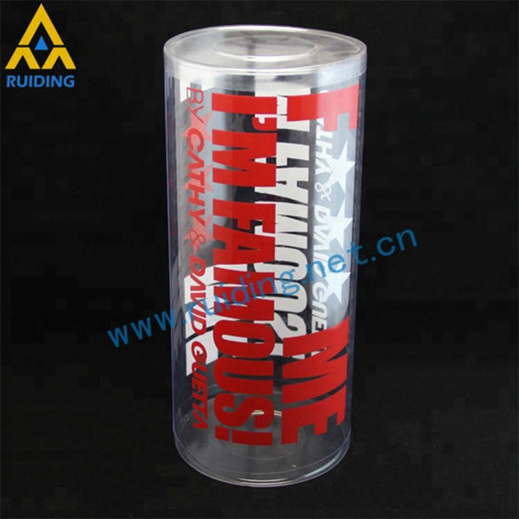 plastic packaging clear&colorful tube