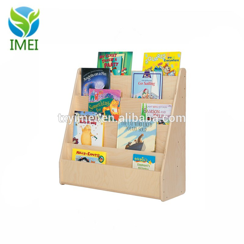 Single-Sided Wooden Book Display Magazine Free-standing IMEI18125