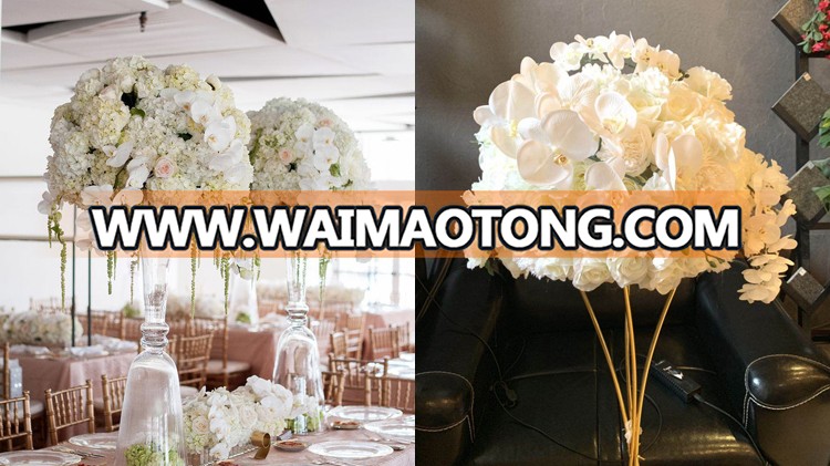 IFG customize  blush pink rose flower silk flower ball wedding centerpieces