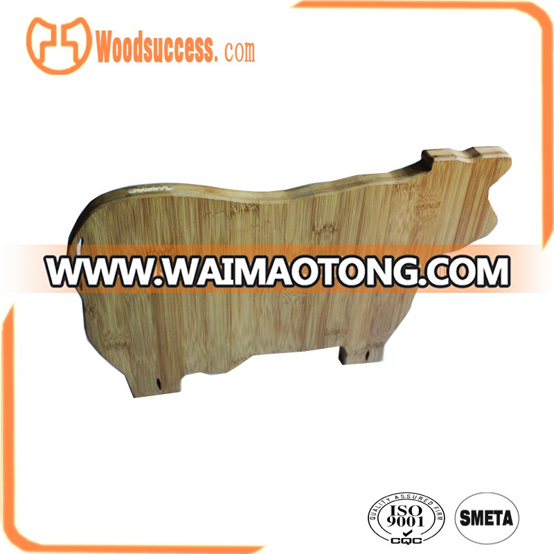 bamboo animal shaped cutting board