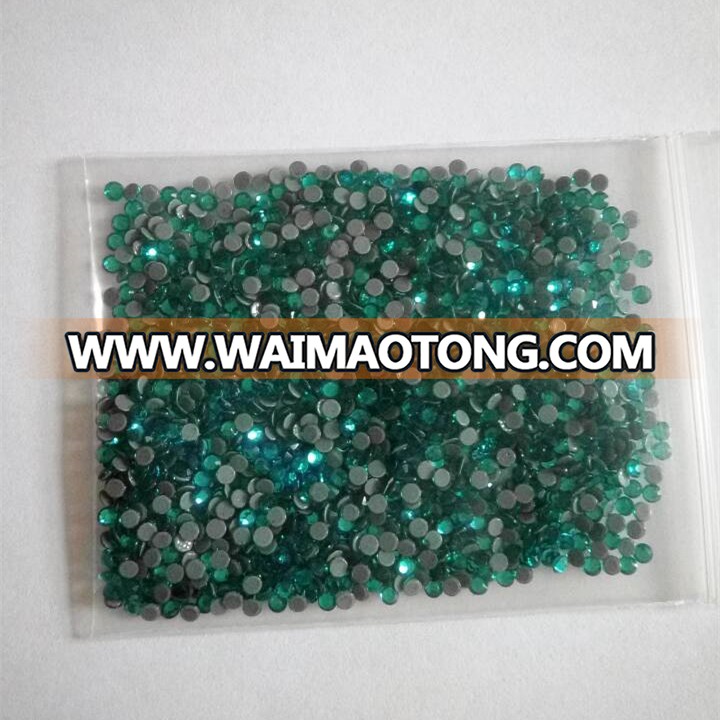 lead-free korea dmc hotfix rhinestone zircon blue hotfix diamond shape stone