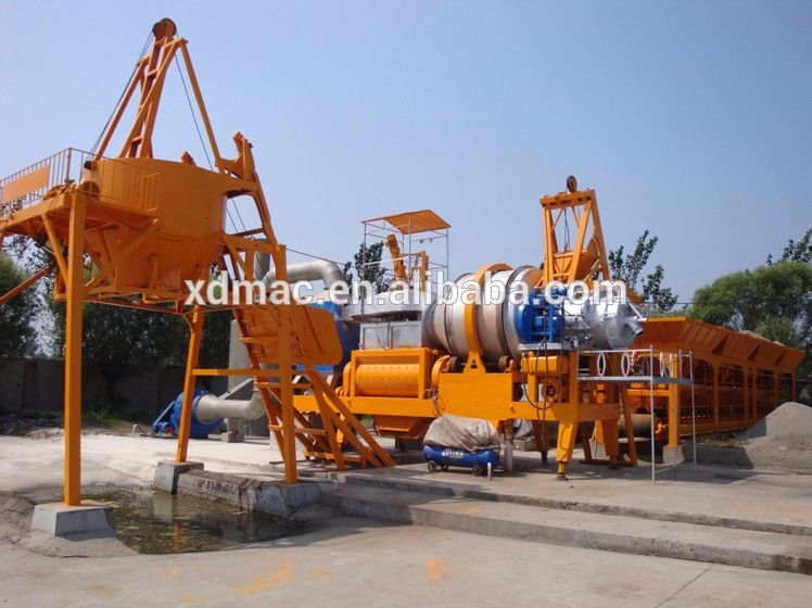 china famous brand mobile asphalt mixing plant with high quality