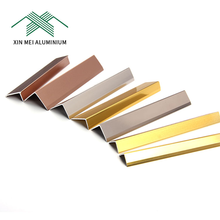 Latest Design 4mm 5mm 6mm 7mm 8mm Aluminum Tile Trim Profile