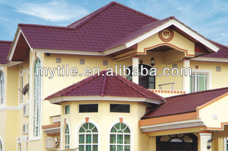 200x200mm Double Pan Roof Tiles Circular Clay Tiles for Sale