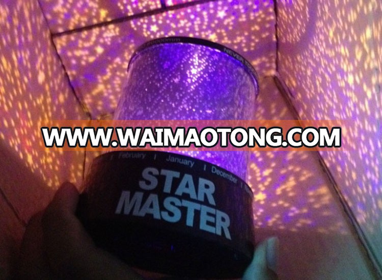 romantic star master led push light led night light star master