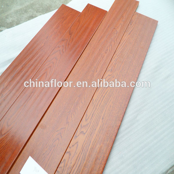 embossed surface Natural color American red Oak engineered wood flooring