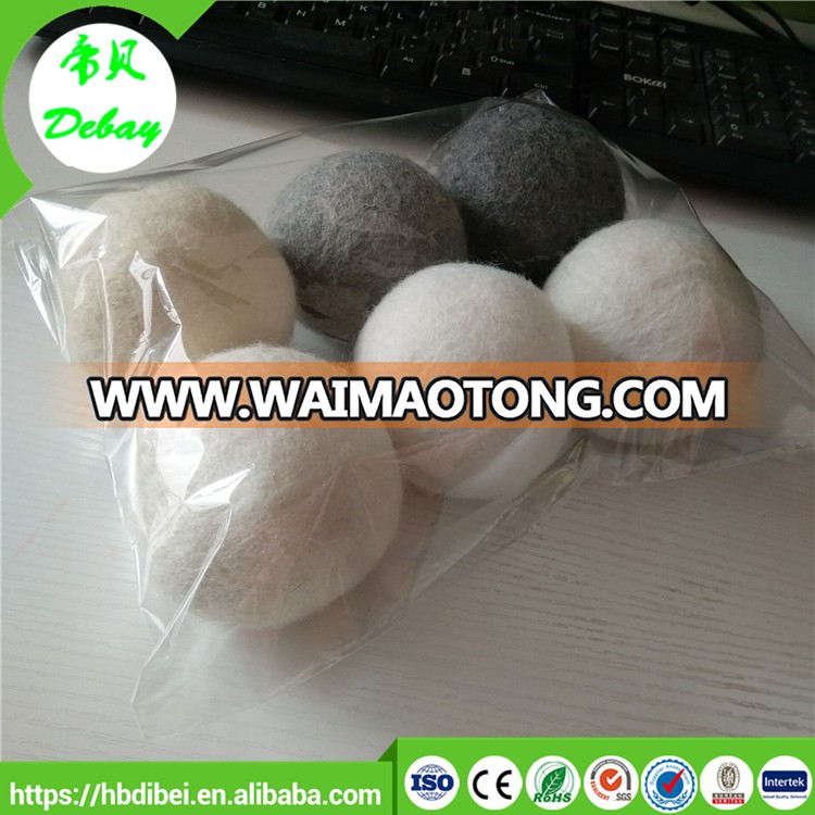 Wool Dryer Balls Premium Reusable Natural Fabric Softener 2.75inch Static Reduces Helps Dry Clothes in Laundry Quicker