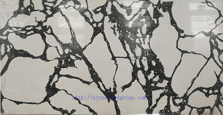 Most popular calacatta white gold quartz stone slab for counter top