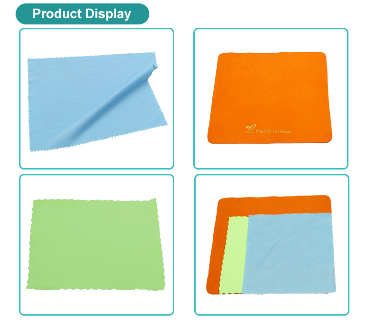 Microfiber polyester nonwopven fabric Spectacle Wiping Cloth