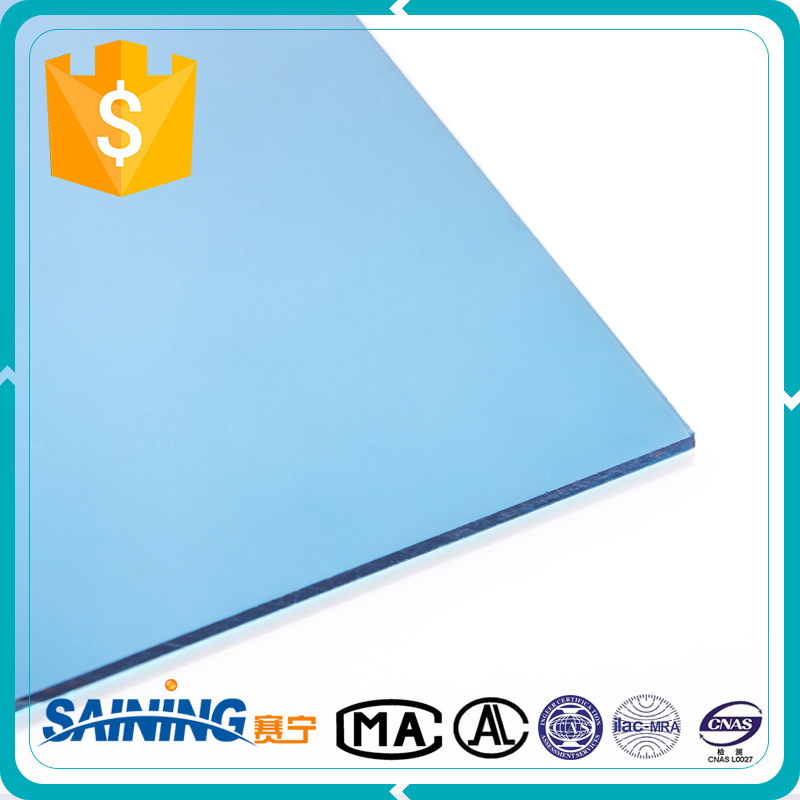 UV protected green flat plastic sheeting roofing