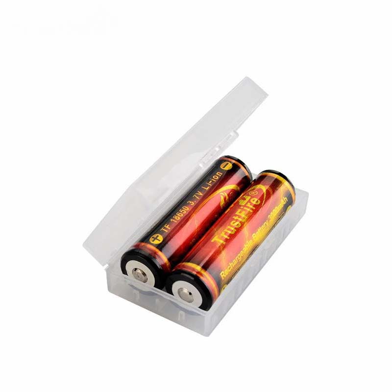 TrustFire 18650 3000mAh 3.7V Li-ion Rechargeable Battery with Protection PCB (1 pair)