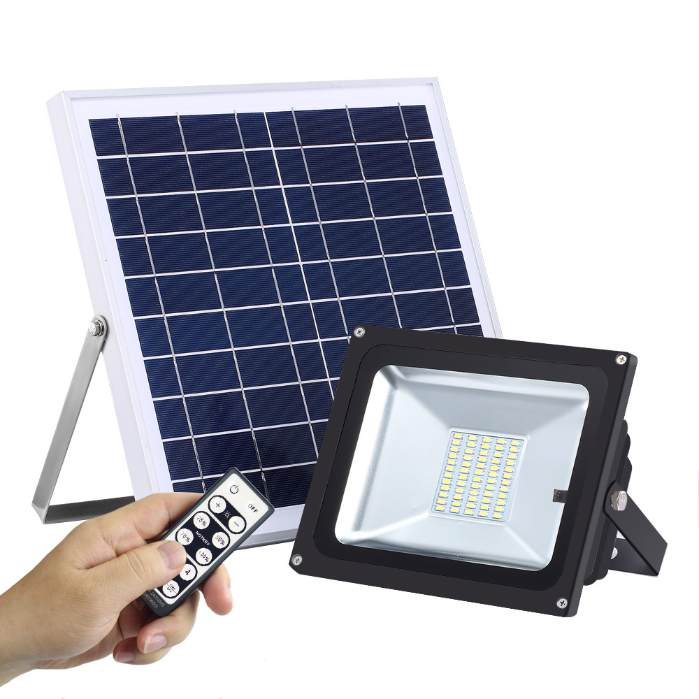 Waterproof 30w 50w Solar panel led light , solar led powered flood lights outdoor for Home, Garden ,Pool