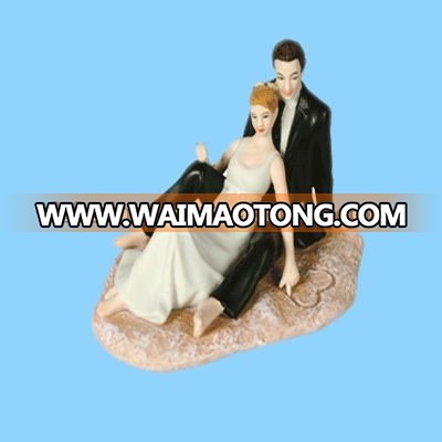 resin indian wedding couple figurine