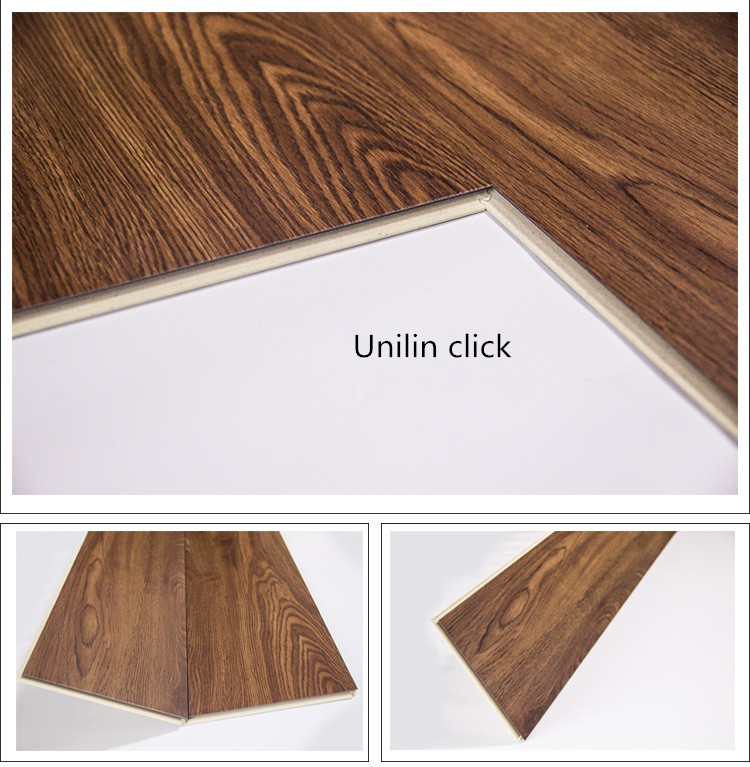 waterproof click pvc floor no glue wear-resistance wood texture wpc vinyl floor tiles