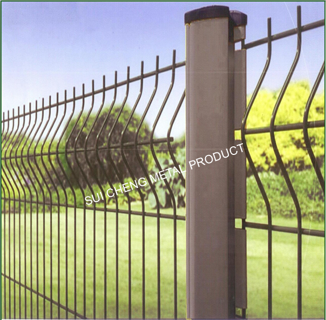 Round Steel Pipe PVC Coated Fence/Galvanized Fencing with Low Price/Generators Prices PVC Fence(Factory)