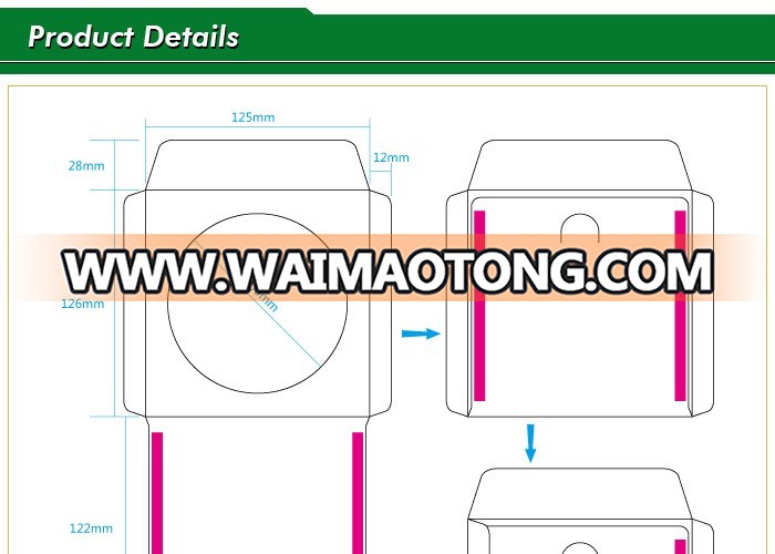 Factory produce white Paper CD/DVD Sleeve With Resealable Flap