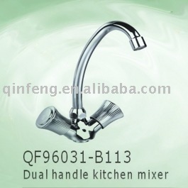 brass two dual handle kitchen faucet,washroom mixer,tap for household,OEM offered,China mainland