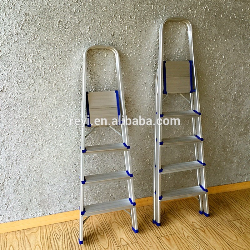 4 steps folding aluminum ladder