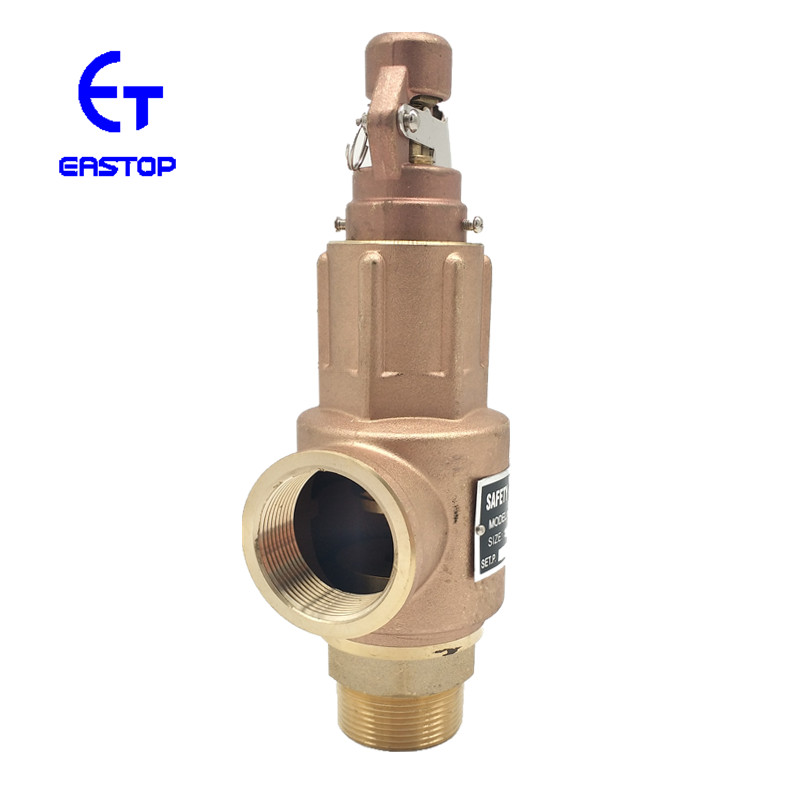 spring full lift thread connection brass forging control high pressure reduce relief air safety valve for boiler steam