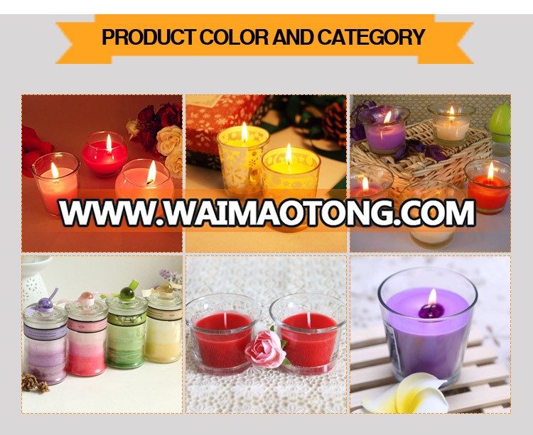 wholesale scented soy candles in glass jar