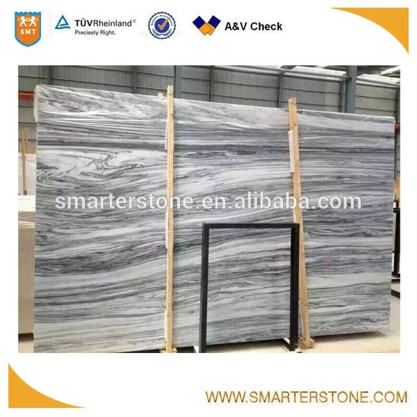 Picasso  grey wooden marble black marble slab