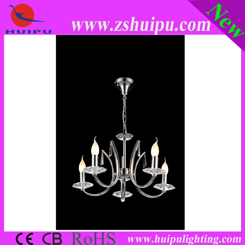 Luxury European candlestick style kirsite chandelier with K9 crystal pendants lamps from alibaba