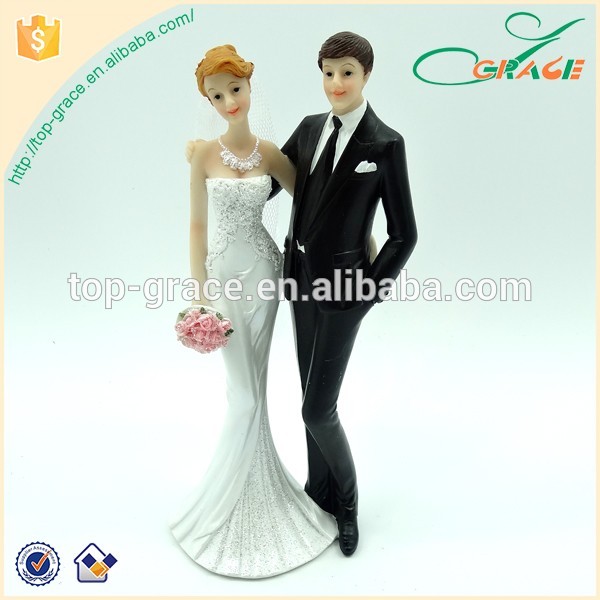 2016 polyresin wedding figurine cake topper safe for food wedding gifts wedding party supplies