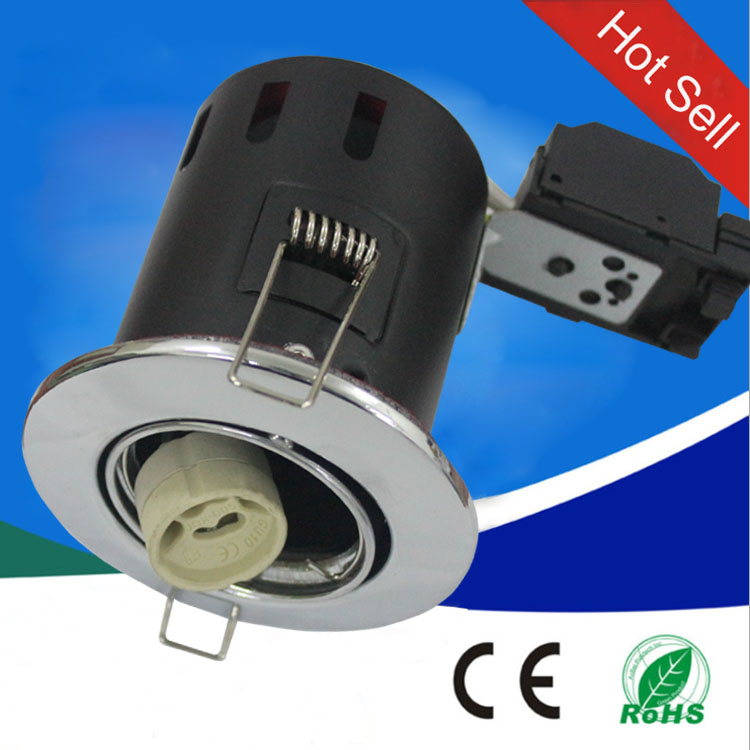 Die casting IP65 90min. flame proof GU10 fire rated downlight-directional fire rated downlights