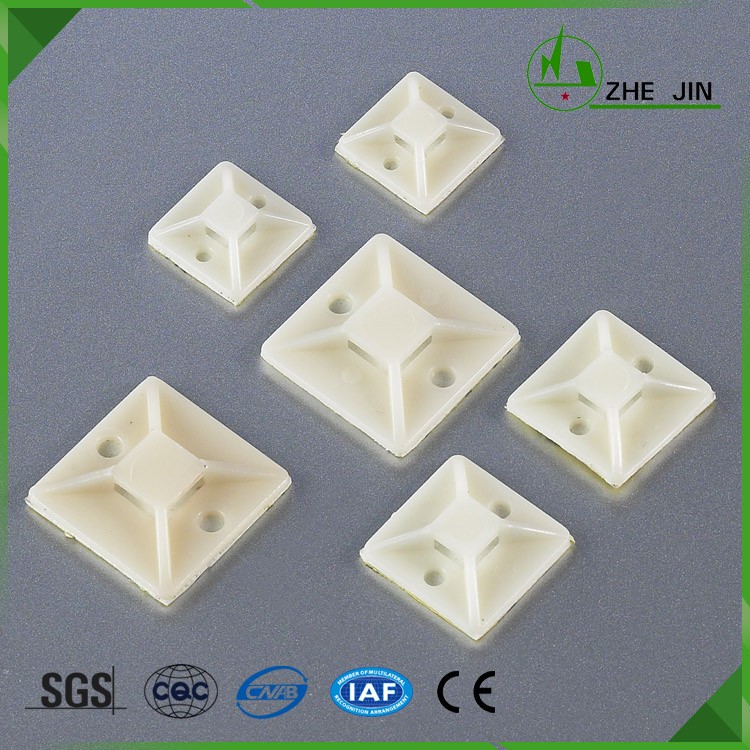 2016 Nylon 66 Self Adhesive Tie Mount, Cable Tie Mounts