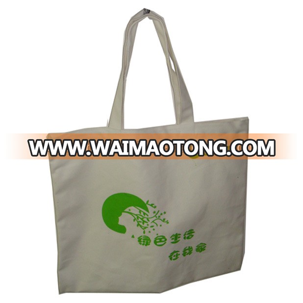 Green Fashion Custom Rope Handle Canvas Tote Bag